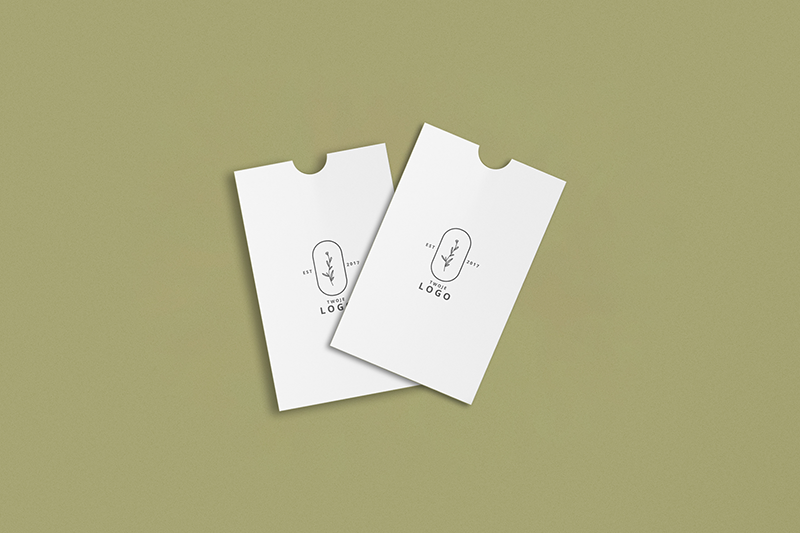 etui na bon podarunkowy, elegancka koperta firmowa